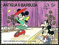 Antigua and Barbuda 1989 Walt Disney 5 ¢ Multicolor Scott 1211. Antigua & Barbuda 1989 Scott 1211 Walt Disney Haute Couture Paris. Subida por susofe